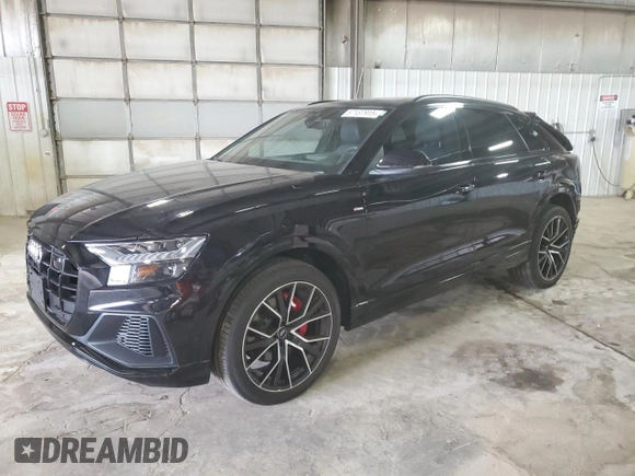 2019 Audi Q8 Prestige with VIN WA1FVAF15KD042994, listed as a Copart auction lot 57137915 with 37,018 mi miles and Salvage title. Bid and sale history available at DreamBid. Image 1.