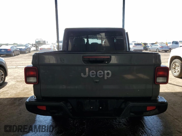 2023 Jeep Gladiator Overland with VIN 1C6HJTFG2PL542657, listed as a Copart auction lot 63384465 with 29,728 mi miles and Non repairable. Bid and sale history available at DreamBid. Image 6.