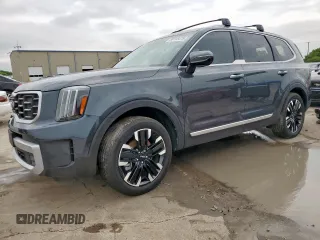 2024 Kia Telluride SX Prestige X-Pro z VIN 5XYP5DGC6RG469043, wystawiony jako Copart lot #59115475 z przebiegiem 8 529 mil mil oraz Szkoda całkowita • Salvage title. Historia ofert i sprzedaży dostępna na DreamBid. Obrazek 1.