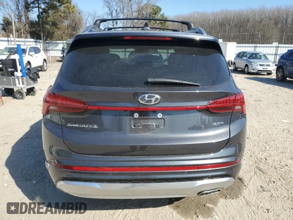 2022 Hyundai Santa Fe Calligraphy with VIN 5NMS54AL4NH389713, listed as a Copart auction lot 48257505 with 26,970 mi miles and Salvage Title. Bid and sale history available at carsss.com. Image 6.