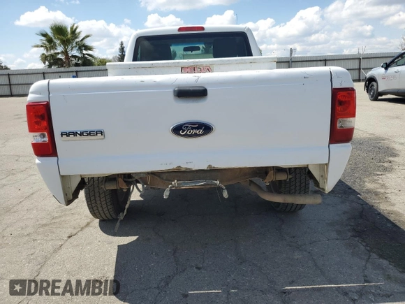 2011 Ford Ranger XL with VIN 1FTKR1AD0BPA35945, listed as a Copart auction lot 51167655 with 154,460 mi miles and Clean Title. Bid and sale history available at carsss.com. Image 6.