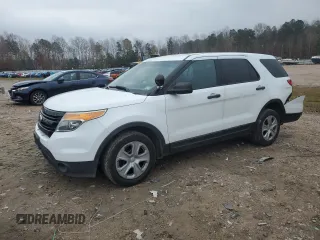 2014 Ford Utility Police Interceptor with VIN 1FM5K8AR9EGC40024, listed as a Copart auction lot 80796454 with 113,573 mi miles and Salvage Title. Bid and sale history available at carsss.com. Image 1.