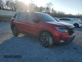 2023 Honda Passport Elite with VIN 5FNYF8H02PB014854, listed as a Copart auction lot 88744605 with 18,217 mi miles and Salvage Title. Bid and sale history available at carsss.com. Image 4.