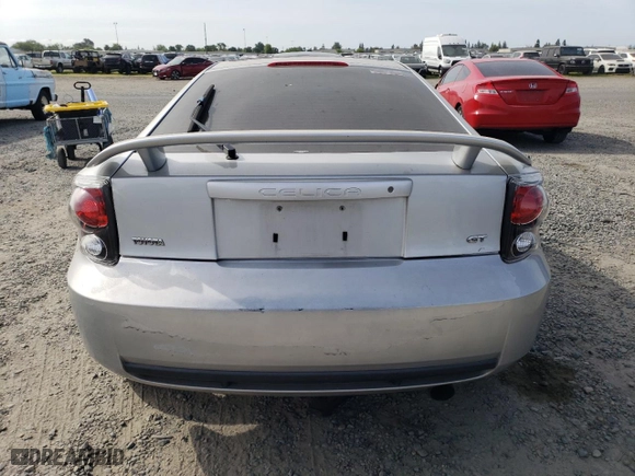 2002 Toyota Celica GT with VIN JTDDR32T320129918, listed as a Copart auction lot 53359895 with 161,340 mi miles and Salvage Title. Bid and sale history available at carsss.com. Image 6.