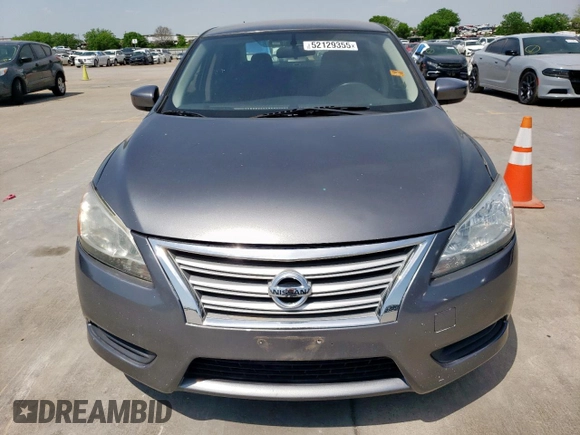 2015 Nissan Sentra SV with VIN 3N1AB7AP7FY279886, listed as a Copart auction lot 52129355 with 131,488 mi miles and Clean Title. Bid and sale history available at carsss.com. Image 5.