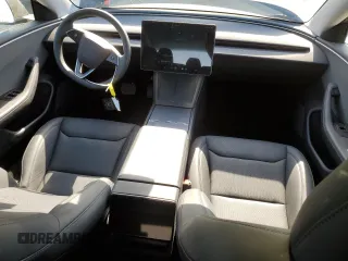 2025 Tesla Model 3 Long Range with VIN 5YJ3E1EA0SF902836, listed as a Copart auction lot 49674245 with 3,302 mi miles and Salvage Title. Bid and sale history available at DreamBid. Image 8.