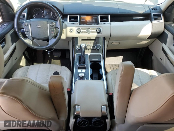 2010 Land Rover Range Rover Sport HSE Lux with VIN SALSK2D49AA219829, listed as a Copart auction lot 59229545 with 148,270 mi miles and Salvage title. Bid and sale history available at DreamBid. Image 8.
