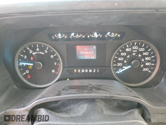 2020 Ford F-150 XL with VIN 1FTEX1EB0LKF21844, listed as a Copart auction lot 43440265 with 176,330 mi miles and Clean Title. Bid and sale history available at carsss.com. Image 9.