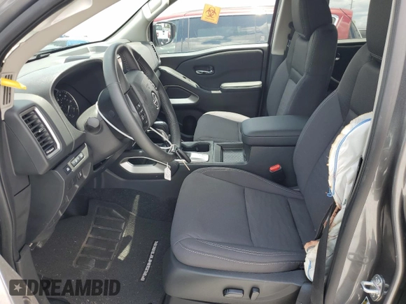 2024 Nissan Frontier SV with VIN 1N6ED1EJ3RN671192, listed as a Copart auction lot 59672385 with 1,179 mi miles and Non repairable. Bid and sale history available at DreamBid. Image 7.