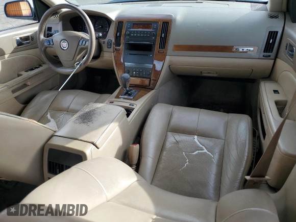 2005 Cadillac STS with VIN 1G6DW677950223170, listed as a Copart auction lot 43663725 with 237,730 mi miles and Salvage Title. Bid and sale history available at DreamBid. Image 8.