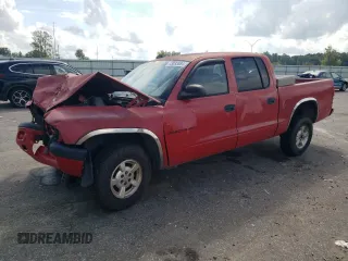 2002 Dodge Dakota Sport with VIN 1B7HG38N42S562989, listed as a Copart auction lot 73033534 with 183,962 mi miles and Salvage Title. Bid and sale history available at carsss.com. Image 1.