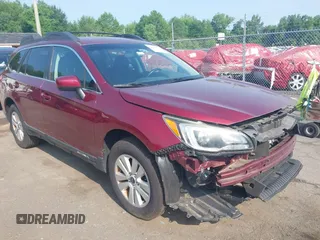 2016 Subaru Outback Premium with VIN 4S4BSACC9G3302616, listed as a IAAI auction lot 42565122 with 106,622 mi miles and . Bid and sale history available at DreamBid. Image 1.