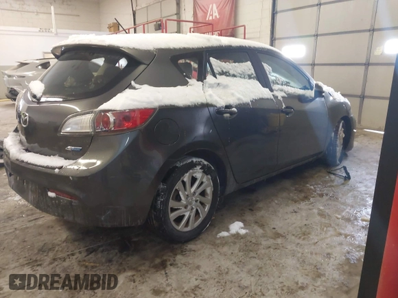 2012 Mazda 3 i Grand Touring with VIN JM1BL1M70C1675455, listed as a IAAI auction lot 41380445 with 70,941 mi miles and . Bid and sale history available at DreamBid. Image 4.