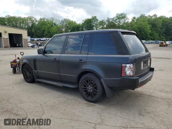 2010 Land Rover Range Rover HSE with VIN SALME1D41AA308286, listed as a Copart auction lot 59090035 with 172,490 mi miles and Clean title. Bid and sale history available at DreamBid. Image 2.