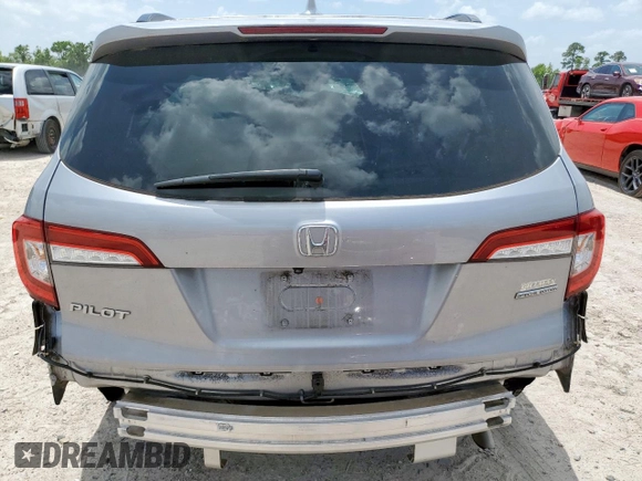 2021 Honda Pilot Special Edition with VIN 5FNYF5H20MB035682, listed as a Copart auction lot 61264095 with 39,722 mi miles and Salvage title. Bid and sale history available at DreamBid. Image 6.