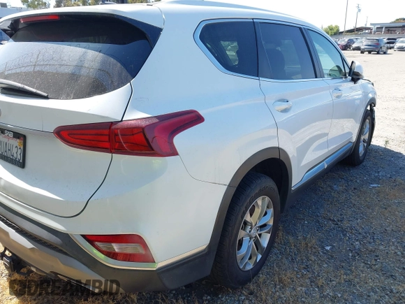 2020 Hyundai Santa Fe SE with VIN 5NMS23AD8LH285363, listed as a IAAI auction lot 42408647 with 60,058 mi miles and . Bid and sale history available at DreamBid. Image 4.
