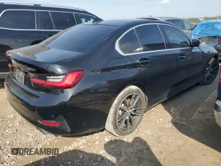 2020 BMW 3 Series 330i with VIN 3MW5R1J07L8B23382, listed as a Copart auction lot 45024295 with Not Provided miles and Salvage Title. Bid and sale history available at carsss.com. Image 3.