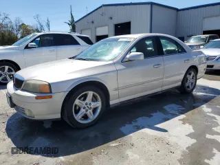 2001 Lincoln LS with VIN 1LNHM87A81Y631615, listed as a Copart auction lot 49250635 with 99,590 mi miles and Salvage Title. Bid and sale history available at carsss.com. Image 1.