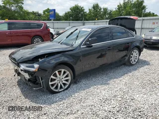 2013 Audi A4 Premium Plus with VIN WAUFFAFL4DN048218, listed as a Copart auction lot 59348875 with 118,359 mi miles and Salvage title. Bid and sale history available at DreamBid. Image 1.