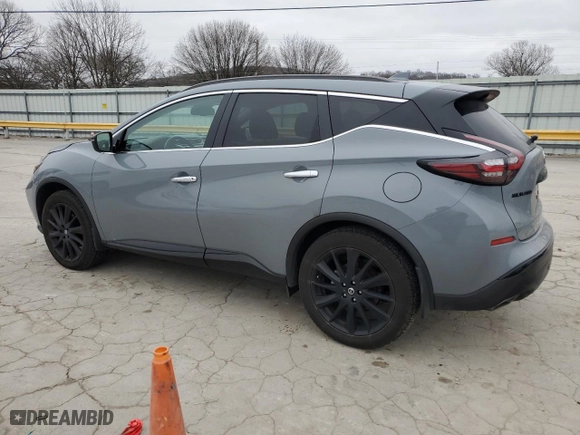 2022 Nissan Murano SV with VIN 5N1AZ2BS2NC125071, listed as a Copart auction lot 87424314 with 97,967 mi miles and Salvage Title. Bid and sale history available at carsss.com. Image 2.