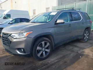 2018 Chevrolet Traverse LT Leather with VIN 1GNEVHKW0JJ147686, listed as a IAAI auction lot 41869087 with 78,708 mi miles. Bid and sale history available at carsss.com. Image 2.