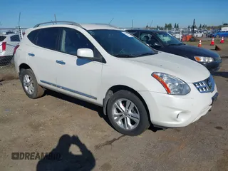 2013 Nissan Rogue S with VIN JN8AS5MTXDW024944, listed as a IAAI auction lot 41850245 with 156,670 mi miles. Bid and sale history available at carsss.com. Image 1.