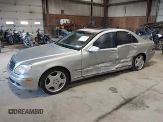 2003 Mercedes-Benz S 500 with VIN WDBNG84J93A360917, listed as a IAAI auction lot 39171730 with 134,495 mi miles and . Bid and sale history available at DreamBid. Image 21.