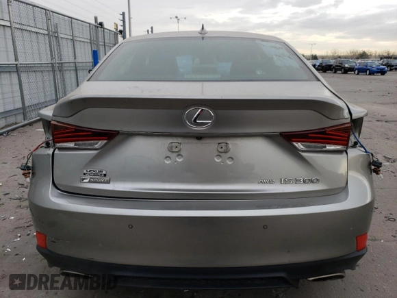 2020 Lexus IS with VIN JTHG81F20L5041059, listed as a Copart auction lot 85664814 with 33,608 mi miles and Salvage Title. Bid and sale history available at carsss.com. Image 6.