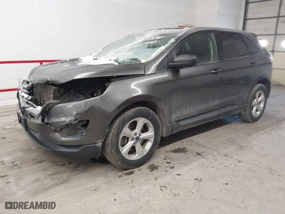 2017 Ford Edge SE with VIN 2FMPK4G93HBC01708, listed as a IAAI auction lot 41597629 with 156,194 mi miles. Bid and sale history available at carsss.com. Image 2.
