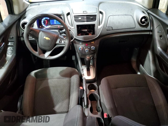 2015 Chevrolet Trax LS with VIN KL7CJKSB3FB254512, listed as a Copart auction lot 44920065 with 57,342 mi miles and Clean Title. Bid and sale history available at carsss.com. Image 8.