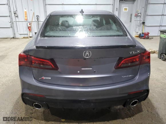 2019 Acura TLX w/A-Spec Pkg with VIN 19UUB3F61KA002637, listed as a Copart auction lot 88709515 with 87,385 mi miles and Salvage Title. Bid and sale history available at carsss.com. Image 6.