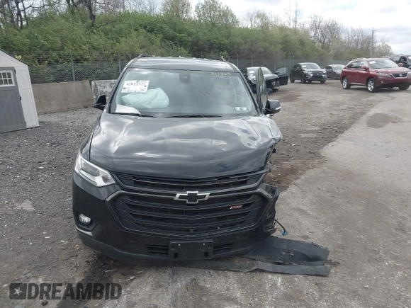 2020 Chevrolet Traverse RS with VIN 1GNEVJKW3LJ311362, listed as a IAAI auction lot 42022527 with 54,595 mi miles and . Bid and sale history available at DreamBid. Image 12.
