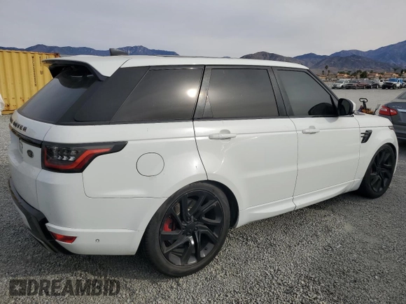 2018 Land Rover Range Rover Sport with VIN SALWR2RE6JA193690, listed as a Copart auction lot 84492464 with 69,495 mi miles and Salvage Title. Bid and sale history available at DreamBid. Image 3.