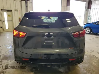 2019 Chevrolet Blazer RS with VIN 3GNKBJRS1KS662752, listed as a Copart auction lot 53801715 with 32,239 mi miles and Salvage Title. Bid and sale history available at DreamBid. Image 6.