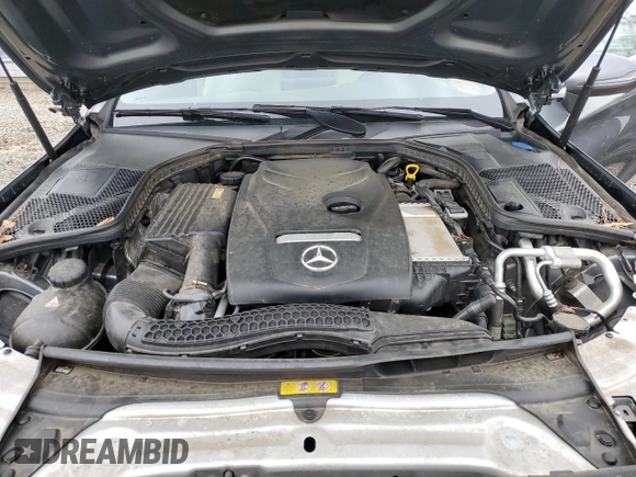 2017 Mercedes-Benz C 300 with VIN WDDWJ4JB3HF444647, listed as a Copart auction lot 47061125 with 48,172 mi miles and Salvage Title. Bid and sale history available at carsss.com. Image 11.