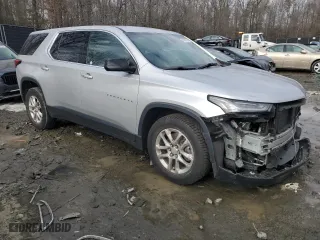 2022 Chevrolet Traverse LS with VIN 1GNERFKW3NJ138804, listed as a Copart auction lot 42082125 with 90,469 mi miles and Salvage Title. Bid and sale history available at carsss.com. Image 4.