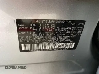 2022 Subaru Ascent Limited z VIN 4S4WMAMD1N3464787, wystawiony jako IAAI lot #42788986 z przebiegiem 76 759 mil mil oraz . Historia ofert i sprzedaży dostępna na DreamBid. Obrazek 2.