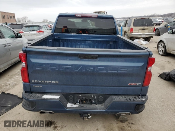 2024 Chevrolet Silverado 1500 RST with VIN 1GCUDEED3RZ143256, listed as a Copart auction lot 45406355 with 12,391 mi miles and Salvage Title. Bid and sale history available at carsss.com. Image 6.