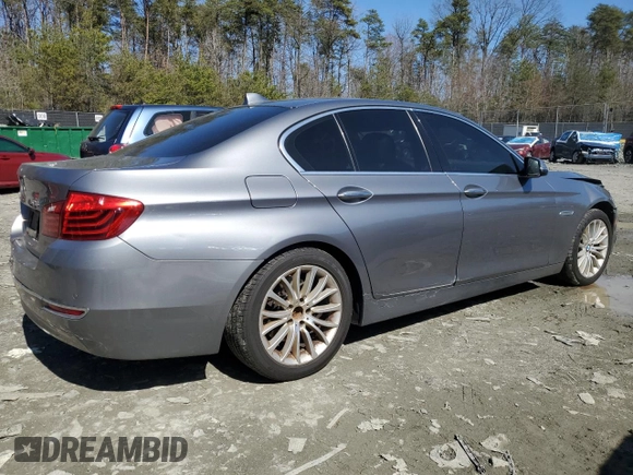 2015 BMW 5 Series 528i xDrive with VIN WBA5A7C53FD622593, listed as a Copart auction lot 49891785 with 183,973 mi miles and Salvage Title. Bid and sale history available at carsss.com. Image 3.