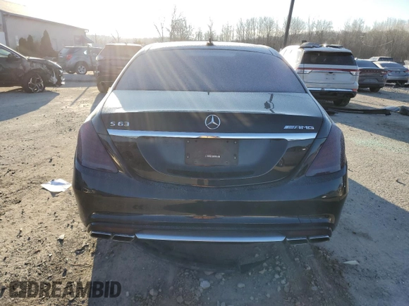 2016 Mercedes-Benz S-Class AMG S 63 with VIN WDDUG7JB2GA212530, listed as a Copart auction lot 86179514 with 143,260 mi miles and Salvage Title. Bid and sale history available at carsss.com. Image 6.
