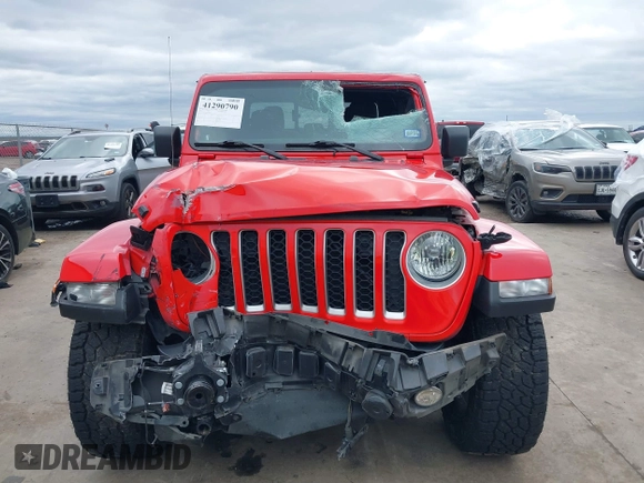 2022 Jeep Gladiator High Altitude with VIN 1C6HJTFG0NL105043, listed as a IAAI auction lot 41290790 with 73,595 mi miles and . Bid and sale history available at DreamBid. Image 13.