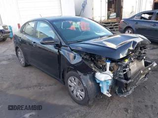2020 Kia Rio LX with VIN 3KPA24AD1LE279851, listed as a IAAI auction lot 41004242 with 74,885 mi miles. Bid and sale history available at carsss.com. Image 1.