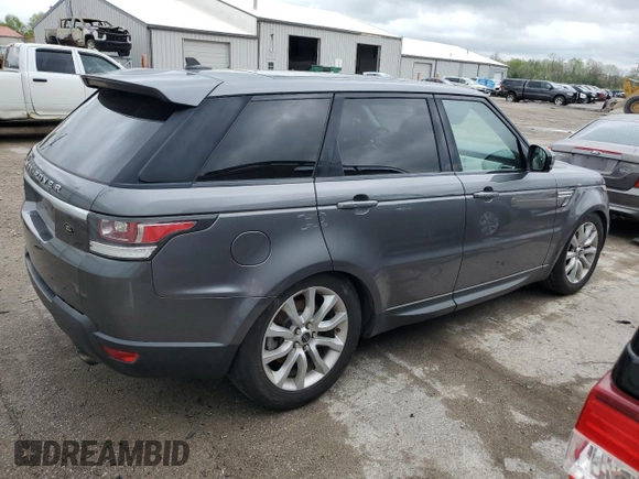 2015 Land Rover Range Rover Sport HSE with VIN SALWR2VF0FA613370, listed as a Copart auction lot 53988045 with 110,054 mi miles and Clean title. Bid and sale history available at DreamBid. Image 3.