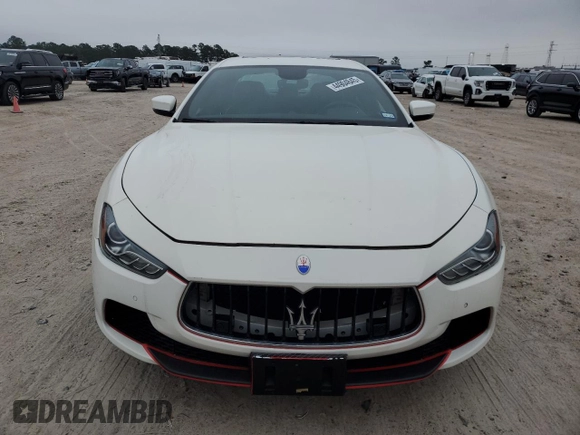 2017 Maserati Ghibli с VIN ZAM57XSA2H1197903, выставлен на аукционе Copart как лот 44904645 с пробегом 57 431 миль миль и Чистый • Clean title. История ставок и продаж доступна на DreamBid. Изображение 5.