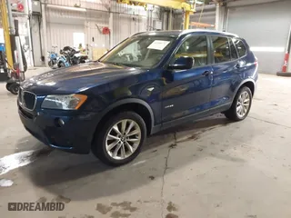 2013 BMW X3 xDrive28i with VIN 5UXWX9C54D0A11981, listed as a IAAI auction lot 41998776 with 89,196 mi miles. Bid and sale history available at carsss.com. Image 2.