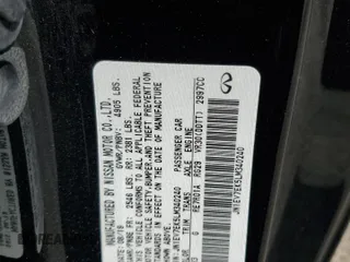 2020 Infiniti Q60 Luxe with VIN JN1EV7EK5LM340240, listed as a Copart auction lot 43447795 with 15,198 mi miles and Salvage Title. Bid and sale history available at carsss.com. Image 13.