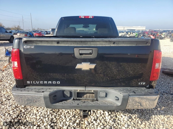 2009 Chevrolet Silverado 1500 LTZ with VIN 1GCEK39J09Z128633, listed as a Copart auction lot 83586594 with 0 mi miles and Salvage Title. Bid and sale history available at carsss.com. Image 6.
