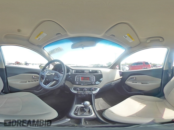 2016 Kia Rio LX with VIN KNADM4A36G6557926, listed as a Copart auction lot 69578864 with 137,404 mi miles and Salvage Title. Bid and sale history available at DreamBid. Image 12.