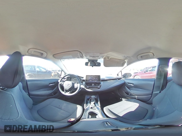 2021 Toyota Corolla LE with VIN 5YFEPMAE0MP150947, listed as a Copart auction lot 52053385 with 76,713 mi miles and Salvage Title. Bid and sale history available at DreamBid. Image 12.