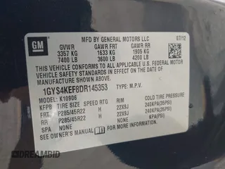2013 Cadillac Escalade ESV Platinum Edition z VIN 1GYS4KEF8DR145353, wystawiony jako IAAI lot #42265408 z przebiegiem 218 420 mil mil oraz . Historia ofert i sprzedaży dostępna na DreamBid. Obrazek 9.
